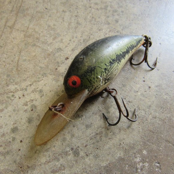 Vintage Funky Wood Fishing Lure - Picture 3 of 3